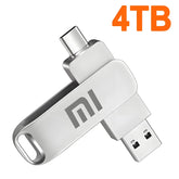 ذاكرة فلاش USB 3.2 من شاومي بسعة 16 تيرابايت من النوع سي 2 في 1، 8 تيرابايت، 16 تيرابايت، OTG، محرك أقراص فلاش عالي السرعة 4 تيرابايت، 2 تيرابايت، لأجهزة الكمبيوتر المحمولة